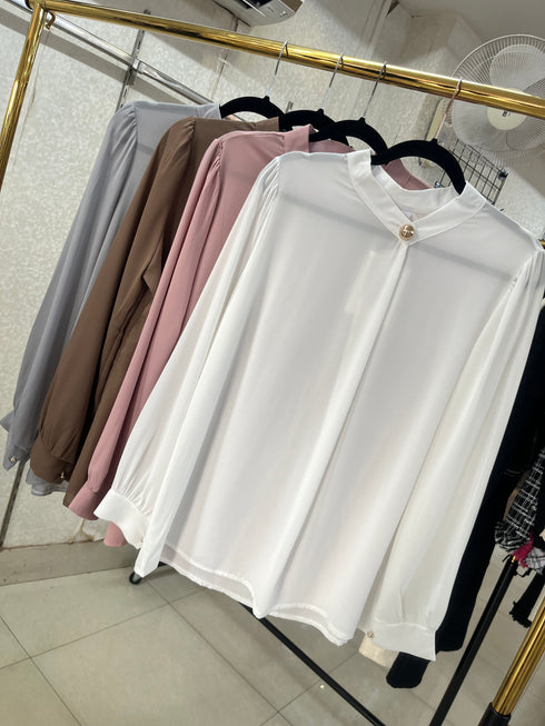 Casual See Through Tops